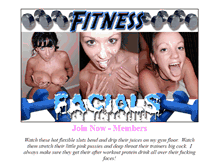 Tablet Screenshot of fitnessfacials.com
